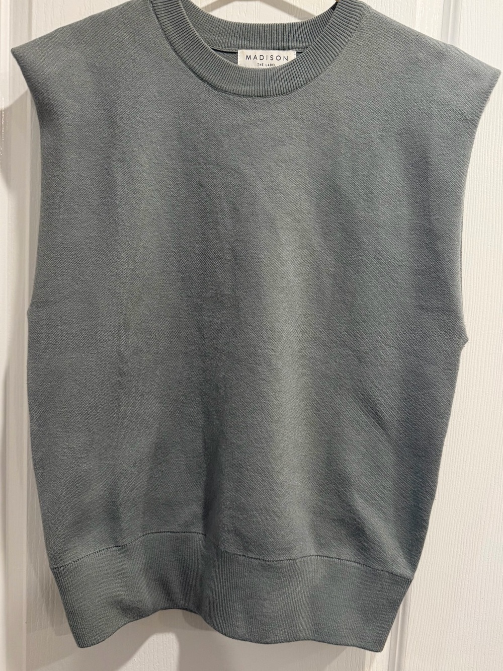 Madison Mock Neck Cap Sleeve Sweater